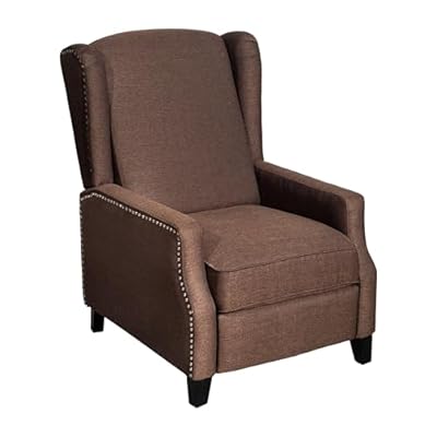 Flash Furniture Prescott Slim Wingback Recliner Chair - Traditional Push Back Recliner from 