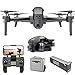 4DRC M1 Foldable GPS Drone with Camera 5G transmissionwifi 4K FHD Camera for Adults, Quadcopter with Brushless Motor, Auto Return Home, Follow Me, 30 Minutes Flight Time, 1600M Control Range, Black