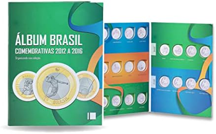 5 Álbuns De Moedas 2012 A 2016 Real Brasil