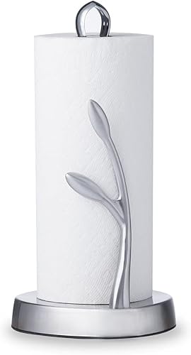 Miniatura 1 de Soporte para toallas de papel de la serie Vine - Acero inoxidable - Elegante soporte para rollo de cocina - Soporte vertical independiente para