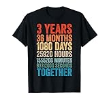 Ehe-Mann Geschenk 3. Jahrestag 3 Jahre Verheiratet