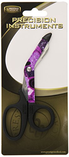 Prestige Medical Stylemate Utility Scissor, Ribbons and Hearts Purple, 5.5 Inch