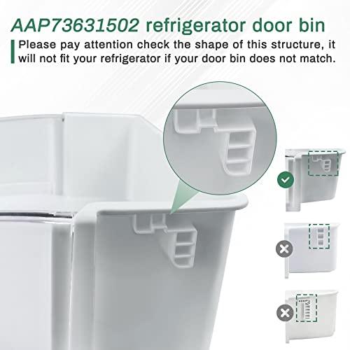 Aap73631502 Refrigerator Door Shelf Basket Bin (Right) Assembly Replacement Ap5673810, 2652330, Aap72909218, Ap5673811, Eap7786021, Ps7786021 Compatible With Lg, Kenmore, Sear #TOP3
