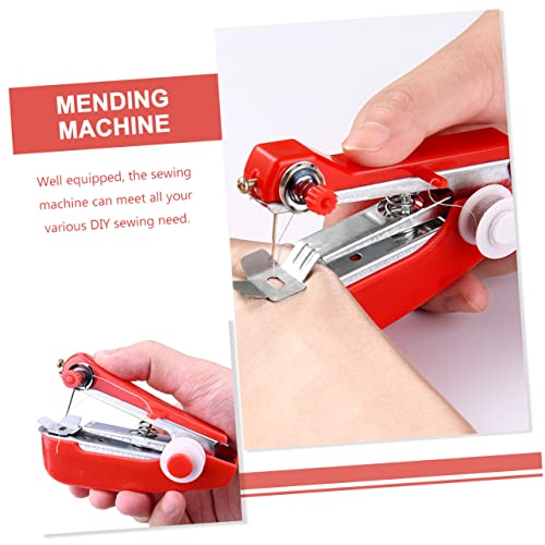 STOBOK 2 Stuks Mini-Naaimachine Draadloze Naaimachine Naaimachine Voor Beginners Naaibenodigdheden Snelle Naaimachine Ambachten Handleiding Kleine Naaimachine Reizen Metaal Huishouden - Image 6