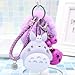 Produktbild Yanqhua Schlüsselanhänger Netter Schlüsselanhänger Netter Kawaii Kätzchen-Katze Schlüsselanhänger Ring Anime-Puppen Fluffy-Pelz-Kugel Pompom Keychain (Color : A4)
