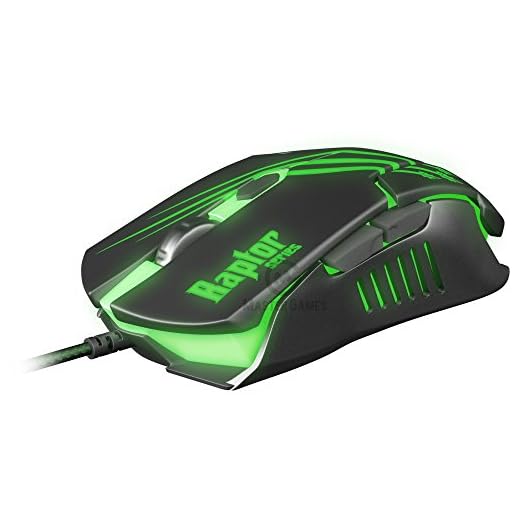 Fortrek OM-801, Mouse Gamer USB, 3200 DPI, Preto/Verde