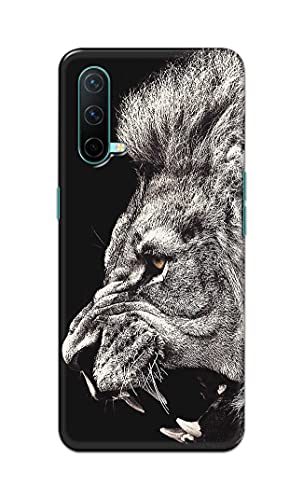 Image of Roaring Lion Hard Back Case Cover for OnePlus Nord CE 5G (2021), OnePlus Nord Core Edition 5G (2021) Back Cover -(J5) VNS2225