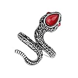 Vintage Winding Snake Rhinestone Ring Unisex Finger Jewelry Charm Decor Gift Exquisite Workmanship Nice processing