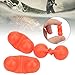Double Rattle Sea Fishing Attractor Beads Accessory, 40Pcs Portable ABS, Adds Additional Noise, Simulates Prey Distress, 3 Color Options (Red)