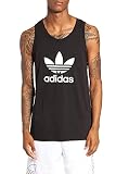 adidas Herren Tanktop Trefoil, Black, S, DV1509