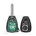 KEYALL 2 Pack 5 buttons Remote Control Car Key Fob 2011-2014 Fit for Chrysler 200 2.4L,2011-2014 Fit for Chrysler 200 3.6L OHT692714AA