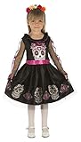 My Other Me Me-204033 Disfraz de calaverita para niña, 5-6 años (Viving Costumes 204033)