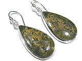 jaspe verde wikipedia  pendientes jaspe verde plata 925%