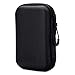 JEYORZY 1x Festplattentasche, Festplattengehäuse HDD Case Für 2,5 Zoll Festplatten, Robust&Stoßsicher Tasche Hülle für Portable/Extreme Portable Externe Festplatte, Hart Reise Tragen Etui Case,Schwarz