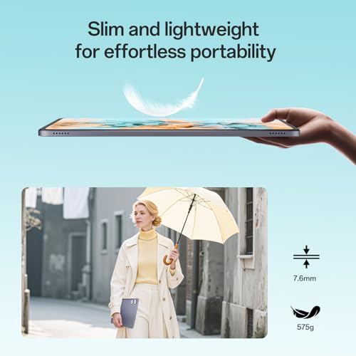 12 Zoll Tablet mit Android 16, 2K Display (2000×1200), 30GB RAM (6+24) + 128GB Speicher, Octa-Core Prozessor, 8800mAh Akku, Widevine L1, Dual WiFi 2.4/5GHz, Bluetooth 5.0, GPS, 13MP Kamera – Bild 6