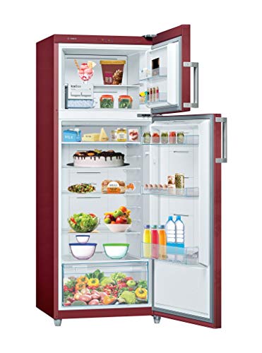Image of Bosch 347 L 3 Star (2019) Frost-Free Double Door Refrigerator (KDN43VV30I, Wine Red)