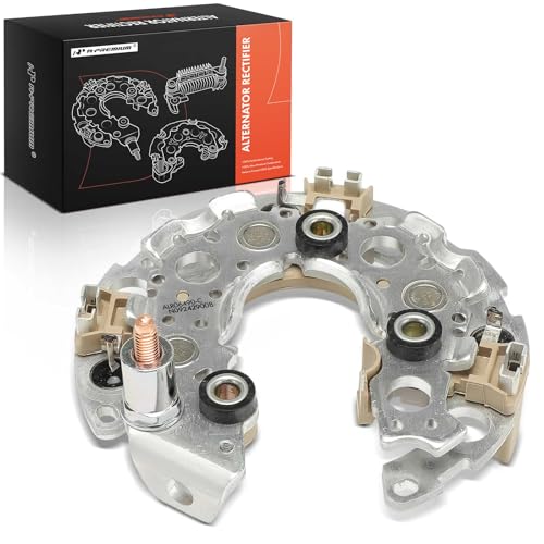 A-Premium - A-Premium Alternator Rectifier Compatible with Honda CR-V 2007-2011, Civic 2006-2011, Accord 2003-2007, Element 2003-2011 & Acura TSX 2004-2008, CSX 2006-2008, 2.0L 2.4L, 6-50A Avalanche Diodes