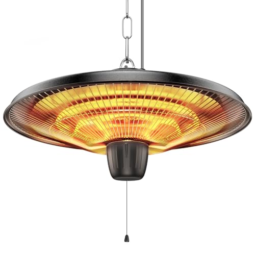 Uniflasy Patio Heater, 1500W Electric Hanging Patio Heater thumb #8