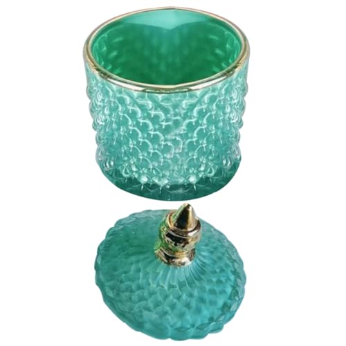 KALLORY Tarro De Cristal Para Almacenar Dispensador De Harina Contenedor Frío Soporte Para Galletas Tapa Para Bombones Comida Azúcar Refrigerio Transparentes Apilable