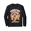 Buy Now: Adorable Poodle Cartoon Long Sleeve for Proud Dog Dads – Cool Poodle Puppy Cartoon Designs