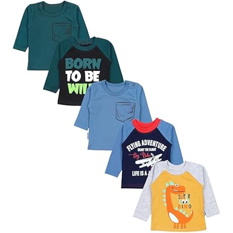 TupTam T-Shirt Bébé Garçon Lot de 5 Cover