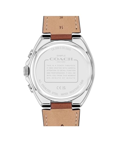 Image of Coach Jackson Men's Chronograph Watch | Luxury Fashion Timepiece for Daily Elegance | Water Resistant (Model 14602683)