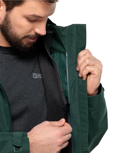 Jack Wolfskin Herren Waldsteig Fz Vest M Fleece Weste, Schwarz, L EU