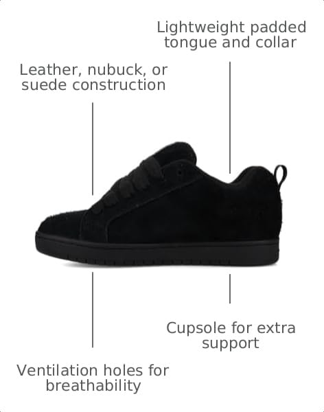 Image of DC Men's Court Graffik Skate Shoe