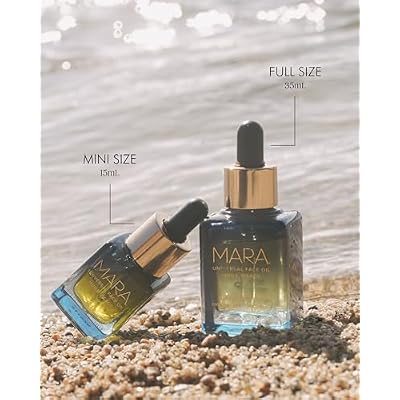 MARA Universal Face Oil Hydrating & Anti-Aging Face Oil with Algae, Moringa & Superfood Oils Glow-Boosting Facial Oil to Plump, Firm & Smooth Skin (0.5 oz / 15 ml)
