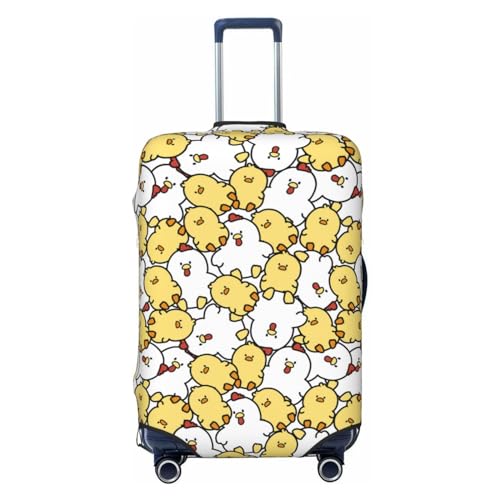 Luggage Cover Protector Suitcase Cover - Classic Cartoon Cute Chicken Soft Fashion Uitcase Cover for Luggage