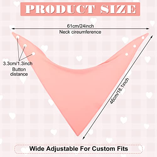 Janmercy 5 Pack Adult Drool Bandana Bibs Soft Large Absorbent Bibs Set for Special Needs Waterproof, Kids 4+ Years, Teens, Men Women(Cream. Blue, Purple, Pink, Gray.)2