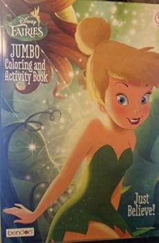 Toy Disney Fairies Jumbo Coloring & Activity Book Just Believe! Book