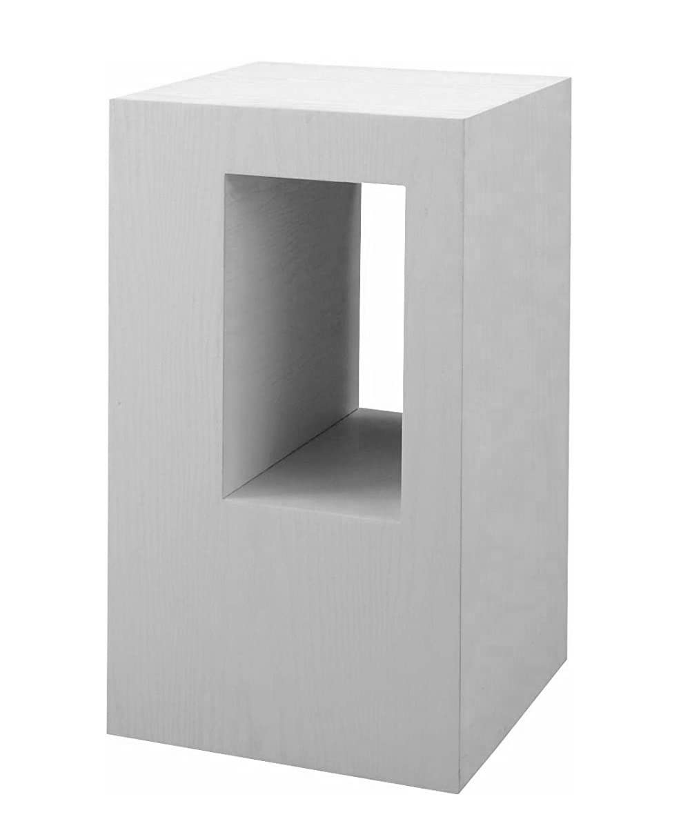 Amazon | AZUMAYA セル サイドテーブル CEL-70WH ※スツールとしても