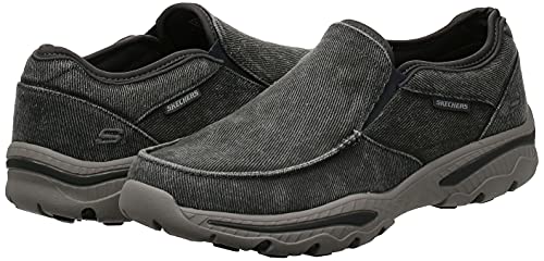 Skechers Men's Relaxed Fit-Creston-Moseco Moccasin, Charcoal, 13 M Us #TOP7