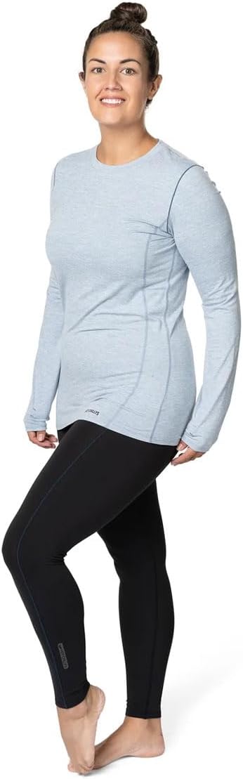 Hot Chillys Women's Clima-Tek Crewneck Midweight Relaxed Fit Base Layer - Image 2