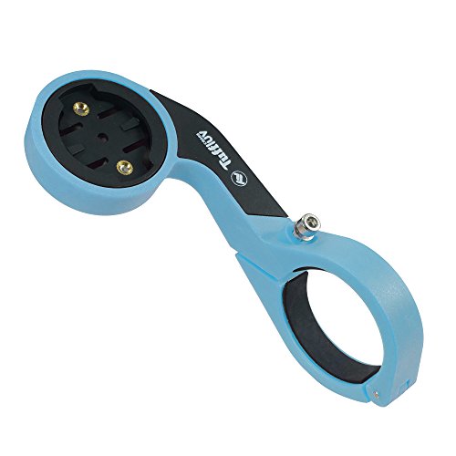TUFF LUV 2 Couleur Fixation Avant/Ordinateur de Guidon Support Mount pour GPS Garmin Edge/Plus/Explore/Touring - Light Bleu