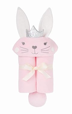 Dingdon Baby Bath Wrap Gift Set Princess Bunny Pink 0-24M Elegant Baby 61318