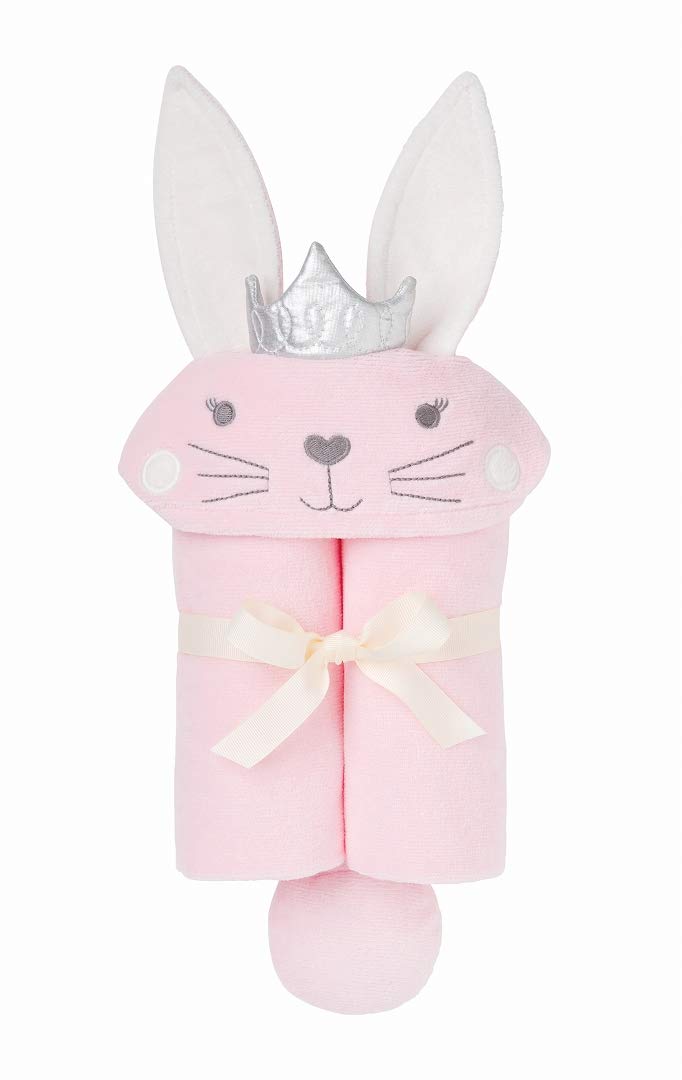 Dingdon Baby Bath Wrap Gift Set Princess Bunny Pink 0-24M Elegant Baby 61318