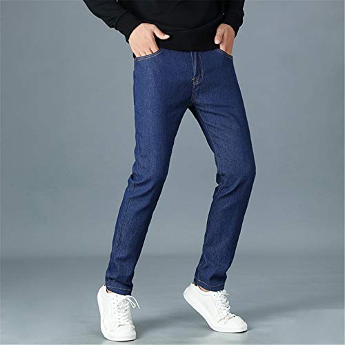 Andongnywell Mens Slim Fit Denim Pants Casual Super Stretch Straight Leg Cotton Super Comfy Pocket Jeans2
