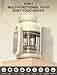 BabyNutri Auto Baby Food Maker, Glass Baby Food Mill, Baby Blender & Steamer and Puree Maker with Auto Cooking, Easy Cleaning, Touch Screen, Dishwasher Safe(12oz)