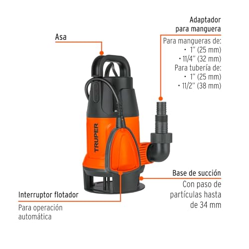 Bomba de agua Truper BOAP 1 2 27 Imagen adicional