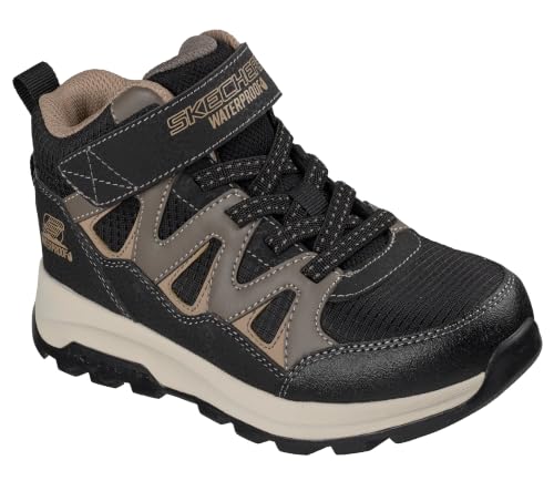 Skechers Jungen Storm Blazer Drizzle Squad Turnschuhe, Black & Taupe Synthetic/Black Textile/Taupe, 34 EU – Ansicht 5