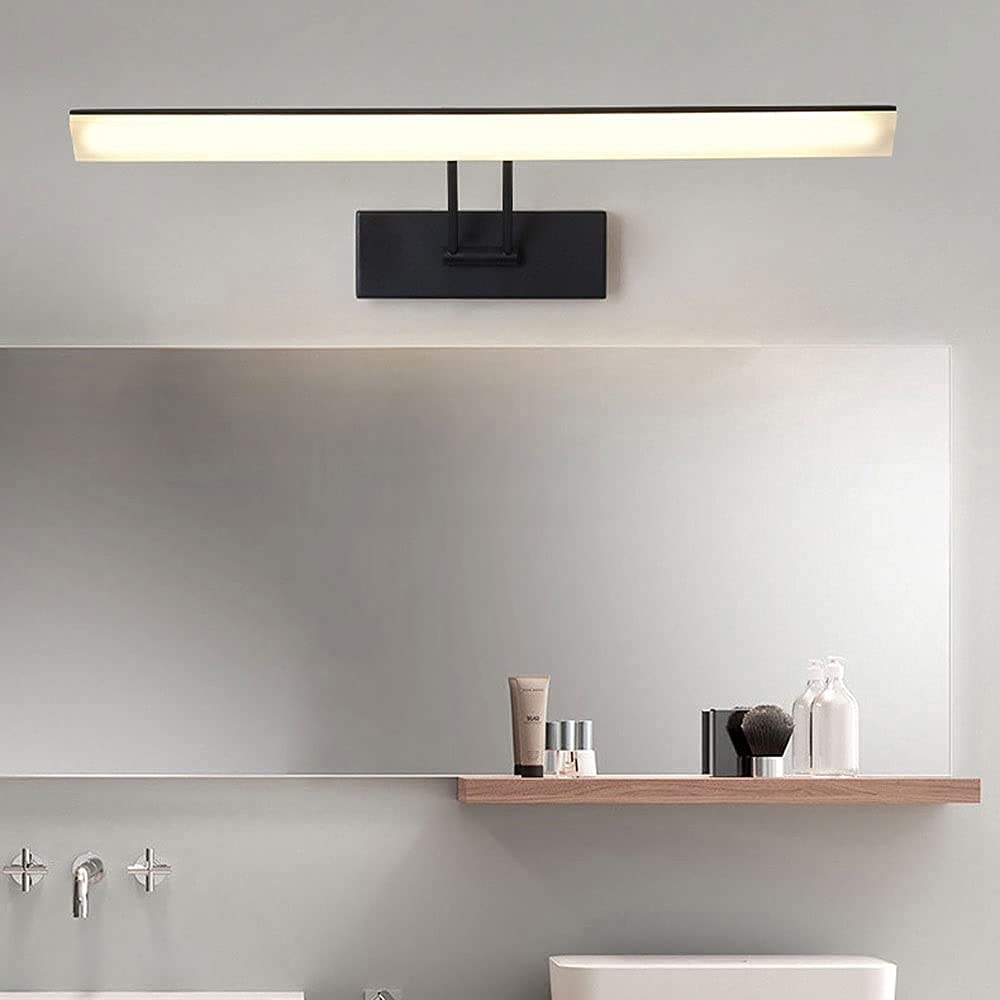 WolFum Spiegelleuchte für Badezimmer, LED-Schminkspiegelleuchte, 8 W, moderne Make-up-Beleuchtung, drehbare Bad-/Schminktisch-Wandleuchte für Toilette, Spiegel, Schrank, Schminktisch, Heimdekoration,