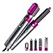 Produktbild 5 in 1 Heißluft-Haarstyler, Haartrockner-Kamm, multifunktionales Haarstyling-Werkzeug Haarstyler zum Locken und Glätten von Haaren (Lila)