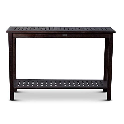 Dty Outdoor Living Longs Peak Eucalyptus Console Table, Espresso #TOP1