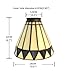 NADUOXRK Tiffany Style Stained Glass Lampshade, Replacement Lamp Shades with Fan Light, Wall Lamp and Chandeliers, 5.5-Inches Dia