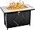 BALI OUTDOORS Gas FireTable 42" Ceramic Tabletop Propane Firepit 60,000 BTU use as Dinner Coffee Table, Good for Outside Patio Backyard Deck Balcony Share time with Family or Friends