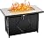 BALI OUTDOORS Gas FireTable 42" Ceramic Tabletop Propane Firepit 60,000 BTU use as Dinner Coffee Table, Good for Outside Patio Backyard Deck Balcony Share time with Family or Friends