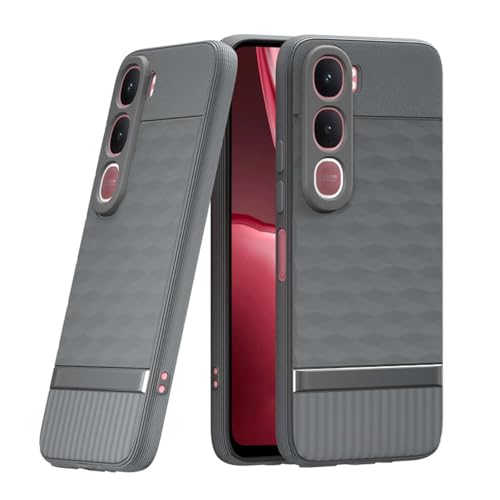 Image of Shockproof Case Compatible with Vivo Y31 5G | Full Camera Protection | TPU Flexible Back Cover for Vivo Y31 5G (Graphite Grey)