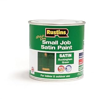 RUSTINS Small Job Satin Paint Buckingham Green 250ml
